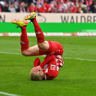 Jonathan Burkhardt vom FSV Mainz 05 vergab gegen Köln eine Großchance.