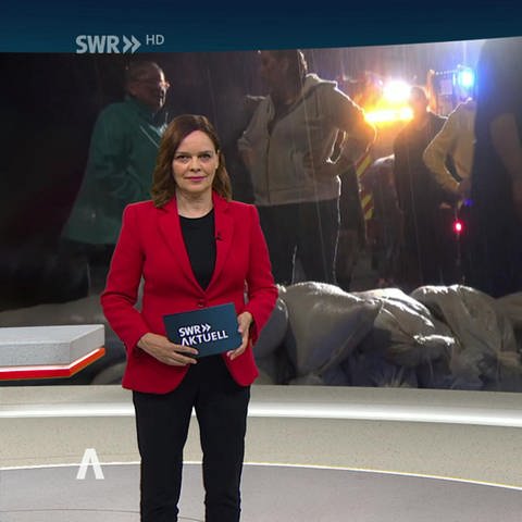 Nachrichtensprecherin Anke Neuzerling (Foto: SWR)
